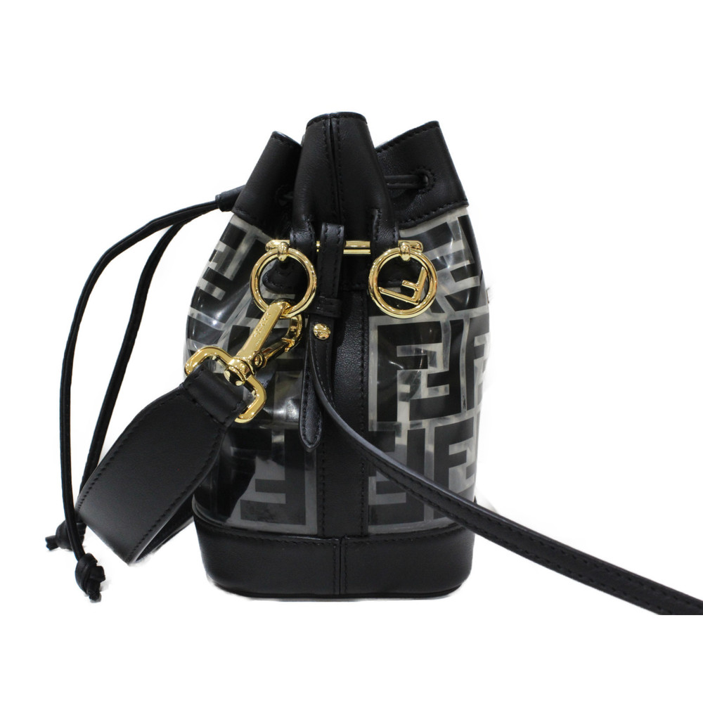 Fendi Leather Black Clear Mini Bag Montresor
